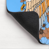 日本のマンガクレーンバード マウスパッド (コーナー)