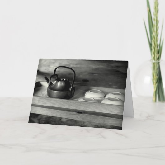 日本のモノクロ カード (正面)