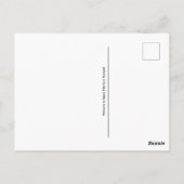 日本のランプのポストクロッシングへようこそ ポストカード (裏面)