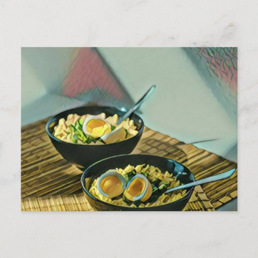 日本のラーメンギフト ポストカード (正面)