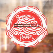 日本のラーメン屋さん フロント1 ウィンドウサイン (シート2)