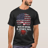 日本のルーツで育ったアメリカ人 Tシャツ (正面)