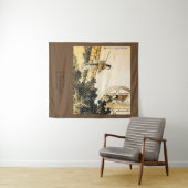 日本のレディ・アット・ムノガテ俳句ヴィンテージアートプリント タペストリー (インサイチュ(横))