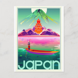 日本のレトロな旅行 ポストカード