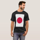 日本のレトロヴィンテージ日本国旗 Tシャツ (正面フル)