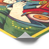 日本のレトロ広告。 ポスター (角)