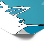 日本のヴィンテージの風景 ポスター (角)