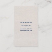 日本のヴィンテージスタイル素晴らし波 名刺 (裏面)