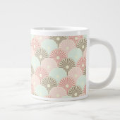 日本のヴィンテージパターン ジャンボコーヒーマグカップ (右)