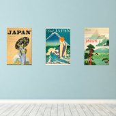 日本のヴィンテージポスター (ウッドフロア)