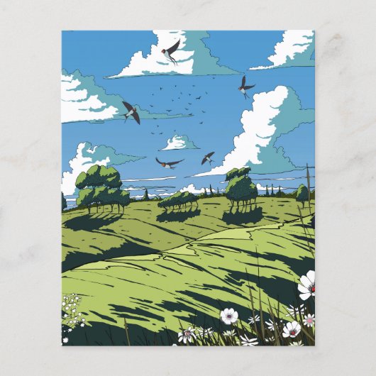 日本のヴィンテージ風景 (正面)