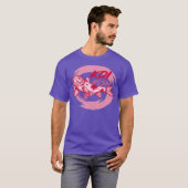 日本のヴィンテージ鯉の魚のTシャツ ギフト Tシャツ (正面フル)