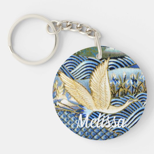 日本の七夕オーダーメイド キーホルダー (正面)