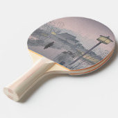 日本の不忍峠の夕暮れ 卓球ラケット (正面アングル)