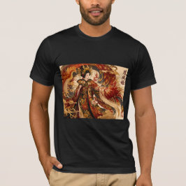 日本の不死鳥芸者アート | 神話デザイン Tシャツ