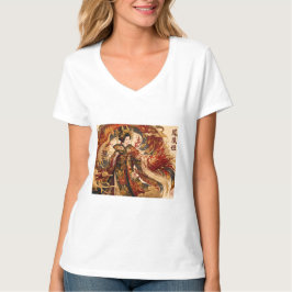 日本の不死鳥芸者アート | 神話デザイン Tシャツ