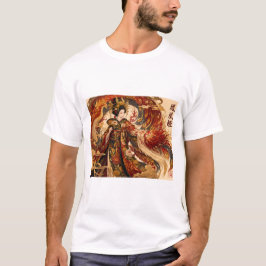 日本の不死鳥芸者アート | 神話デザイン Tシャツ