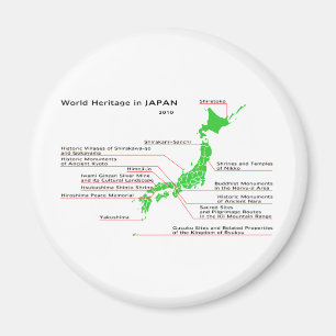 日本の世界遺産 マグネット