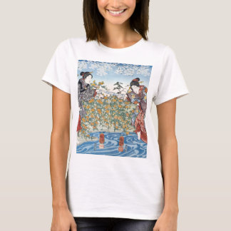 日本の井手多摩川の女子 Tシャツ
