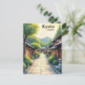日本の京都のヴィンテージ有名観光地 ポストカード (スタンド正面)