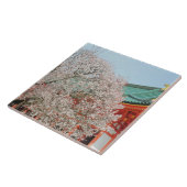 日本の京都。神道の桜 タイル (側面)