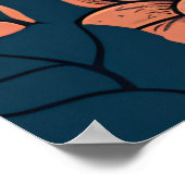 日本の伝統的なヴィンテージデザインを使用したアート作品 フレンチブルドッグ犬 ポスター (角)