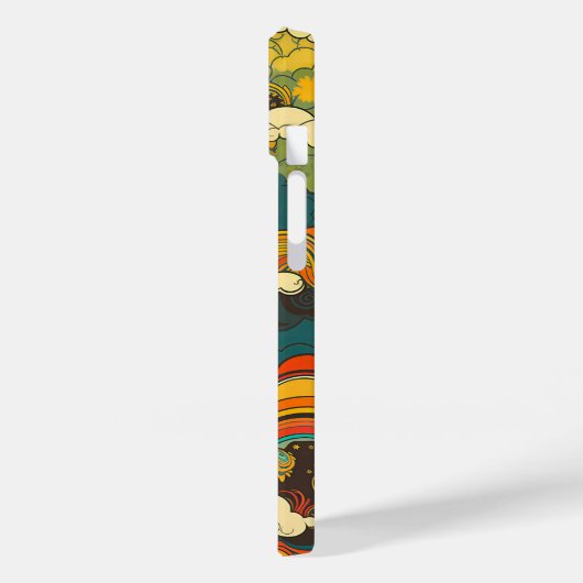 日本の伝統的なヴィンテージデザインを使用したアート作品 雲 Case-Mate iPhoneケース (裏面 / 左)