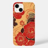 日本の伝統的なヴィンテージデザインを使用したアート作品 Case-Mate iPhoneケース (裏面)