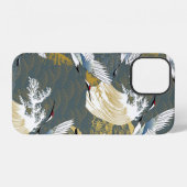 日本の伝統的な模様の背景 iPhoneケース (裏面横)
