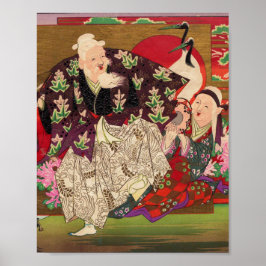 日本の伝統的な絵画 Japanese traditional paintings ポスター