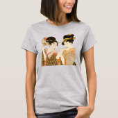 日本の伝統的な芸者 Tシャツ (正面)