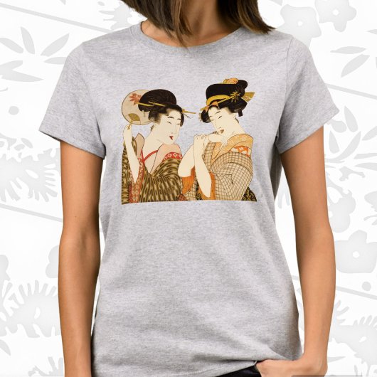 日本の伝統的な芸者 Tシャツ