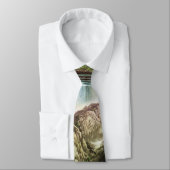 日本の伝統的な風景画の色使い ネクタイ (タイ)