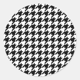 日本の伝統的デザイン3 -CHIDORI – 黒&白 ラウンドシール