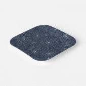 日本の伝統的フローラ ペーパープレート (傾斜あり)