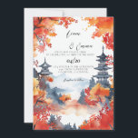 日本の伝統的京都風景結婚ズ 招待状<br><div class="desc">この結婚式招待状は日本の風景を特集している。日本結婚系、アメリカ系結婚系、アジア系、日本結婚テーマに最適結婚。</div>