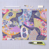 日本の伝統的芸者ティッシュペーパー 薄葉紙 (クラフト)