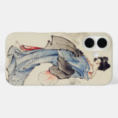日本の伝統芸者美人画 Case-Mate iPhoneケース (裏面 (横))