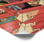 日本の伝統貴族、江戸時代の様式錦絵 ポスター (コーナー)