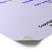 日本の体の部品の名前 ポスター (角)