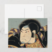 日本の侍ビンテージ ポストカード (正面/裏面)
