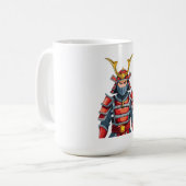 日本の侍 コーヒーマグカップ (正面左)