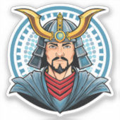 日本の侍 シール (正面)