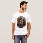 日本の偉大な波とラーメン丼 | ビンテージ浮世絵 Tシャツ (正面フル)