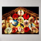 日本の傘 ポスター (正面)