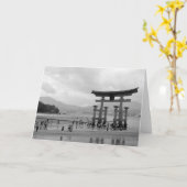 日本の写真 カード (黄色い花)