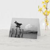 日本の写真 カード (黄色い花)