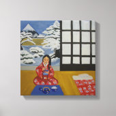 日本の冬 キャンバスプリント (正面)