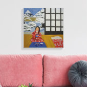 日本の冬 キャンバスプリント (インサイチュ (リビング))