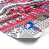 日本の冬 ポスター (角)